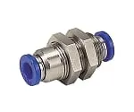 61-7641-47 Corrosion Resistance Equivalent To Stainless Steel (SUS303) Fitting Bulkhead Union φ4 SPM4