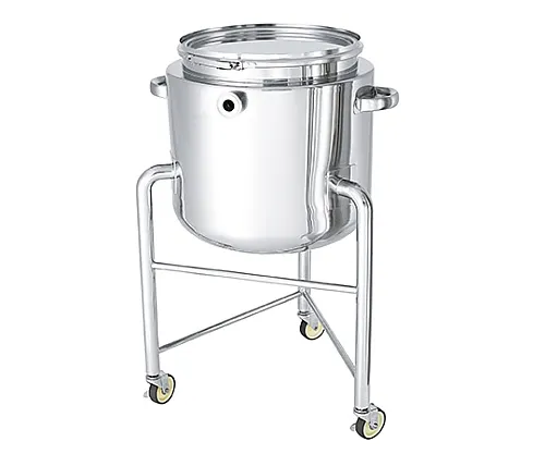 61-0751-29 End Plate Type Stainless Steel Jacket Sealing Container Hand Type with Leg DT-CTL-J-L-565 with B Type Silicone Packing 150L DT-CTL-J-L-565