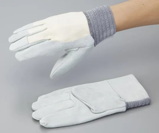 2-2383-01 Inside Cowskin Glove Back Knitted Fabric 225mm L No.305