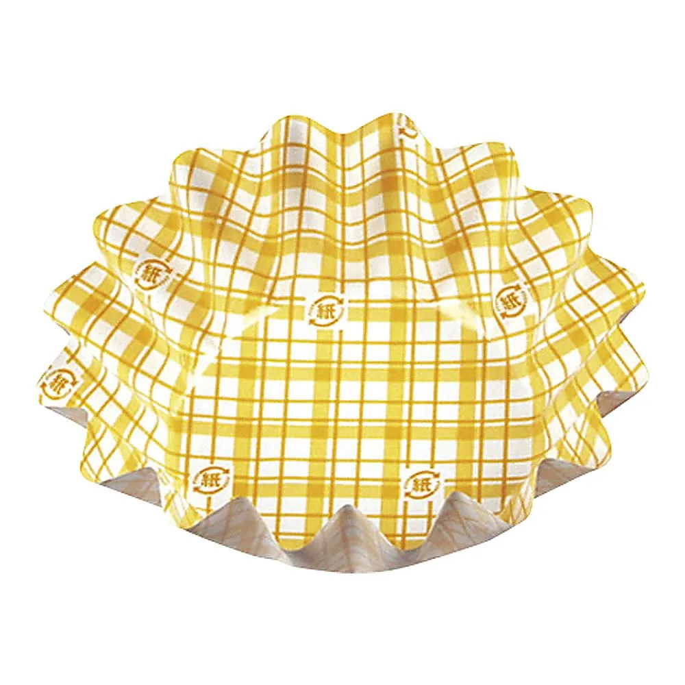 62-6649-17 Paper Cup Coco Case Sunflowers 500 Pieces Yellow 0