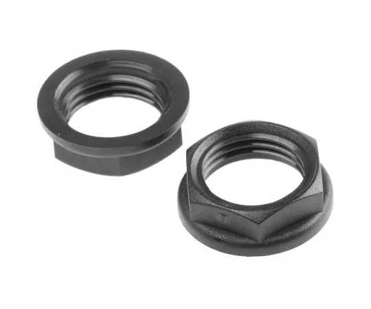 63-4565-50 RS PRO Black PA 6 Cable Gland Locknut, M16 Thread 127-259