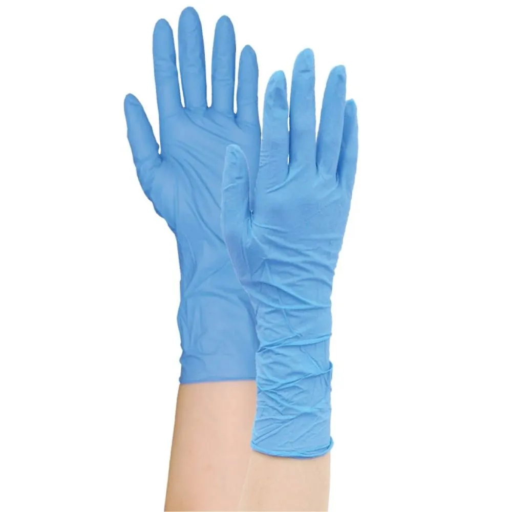 7-3102-01 Nitrile Gloves Long SS 100 ct 075841