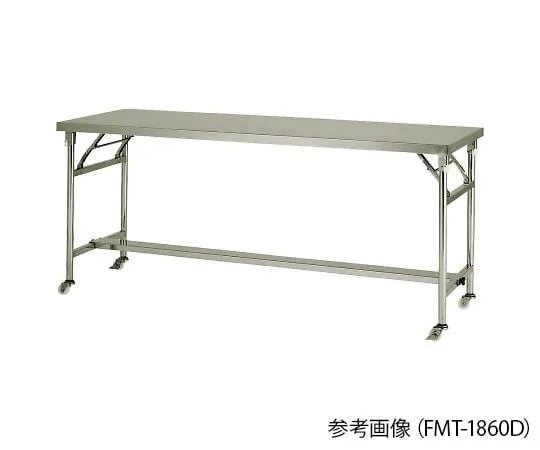 4-1959-01 Leg Folding Type Stainless Steel workbench with Casters FMT-1260D