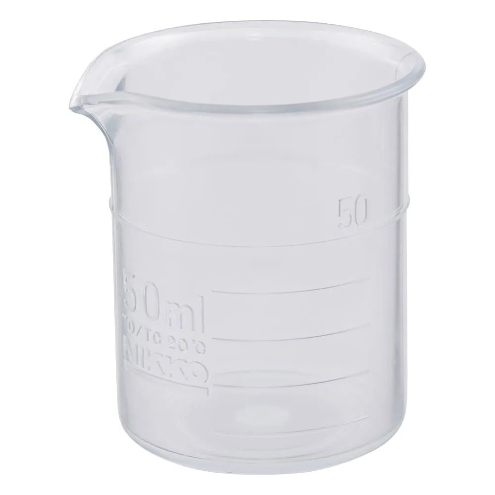 1-6165-11 TPX Beaker 50mL (Without Handle) -