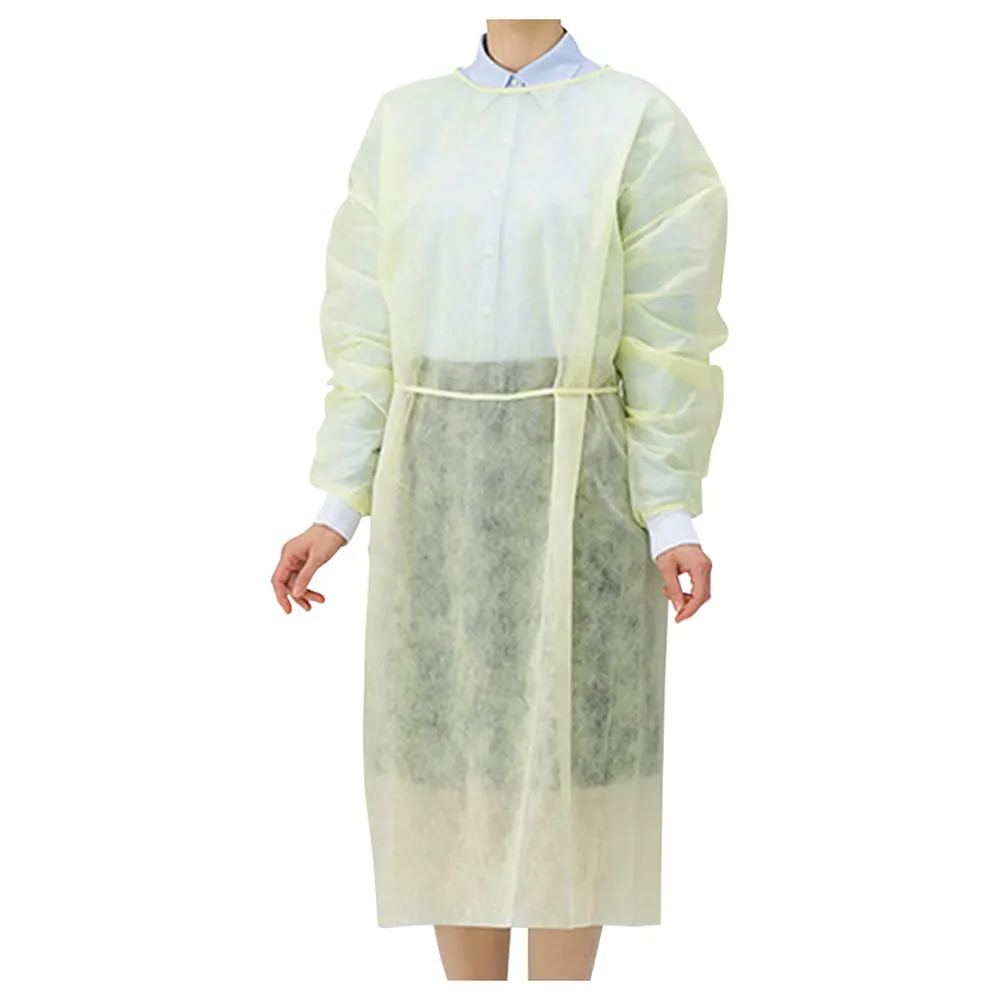 1-7044-01 Disposable Nonwoven Fabric Lab Gown 1 Piece CN303
