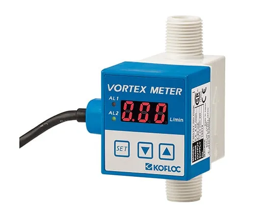 61-9948-65 Small Karman Vortex Flow Meter with Indicator 2 - 16L/Min FM0102-SD-PN/K