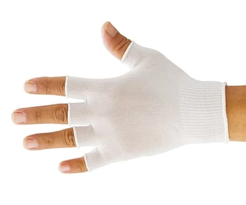 61-4696-02 Comfortable Inner Half Finger Gloves 15 Gauge (10 Pairs) MX387-M