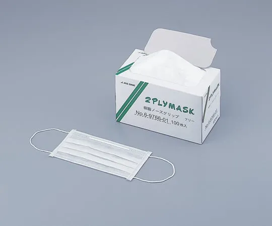 6-9766-51 2Ply Mask Free Size 100 Pieces x 30 Boxes