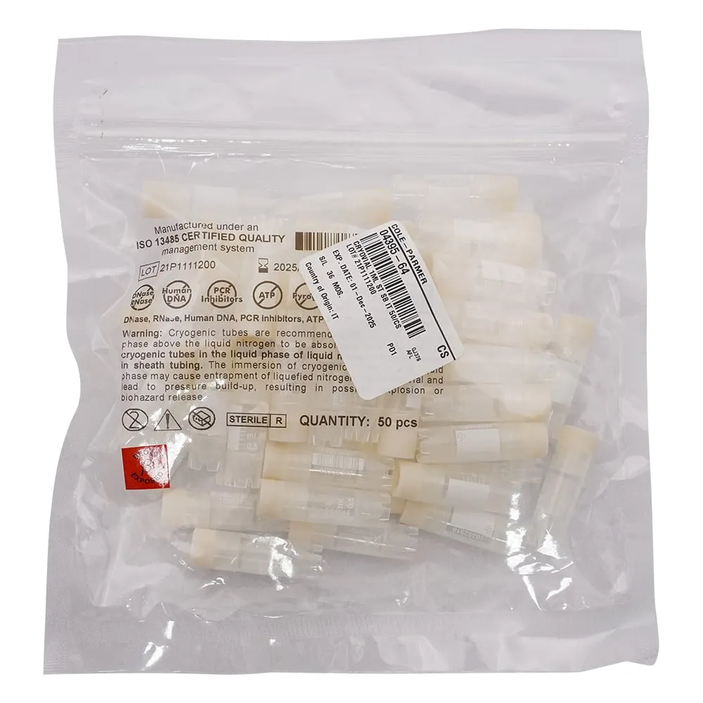 3-6378-01 Cryo Vial Inner Screw Cap 1mL Indep***ent Set 04395-64