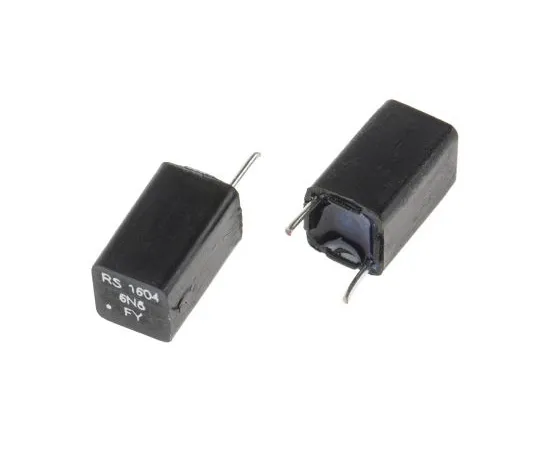 63-4560-34 RS PRO Polystyrene Capacitor 6.8nF 63V dc ±1% Tolerance Through Hole 7.5mm diameter 116-313