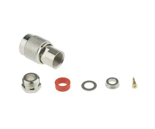 63-4567-97 RS PRO 50Ω Straight Cable Mount, TNC Connector , Plug, RG58/U 136-718