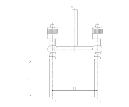 62-2091-77 High Vacuum Greaseless Multivalve Type II Core Rod Material: PTFE 2264-8