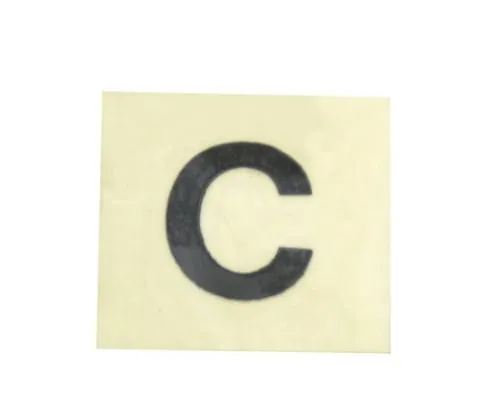 61-7397-93 Character Seal Black C 15mm CL15B-C