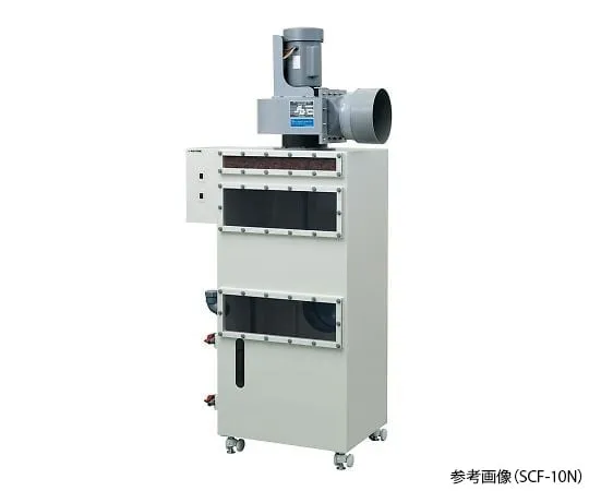 4-3314-01 Compact Scrubber (Wet Type with Acid-Resistant Fan) 650 x 727 x 1655 mm SCF-5N