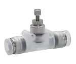 61-7660-13 Speed Controller PP Small Union Straight Type φ4 Clean Package PJSMU4-C