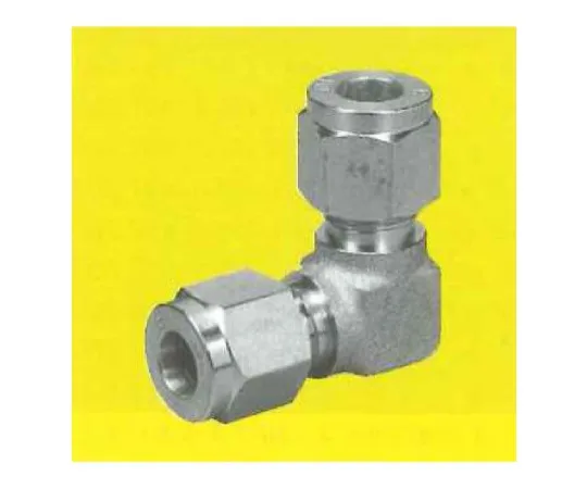 62-7089-14 PTFE Electrostatic Coated Stainless Steel SUS316 USL-L Type Elbow Union (Millimeters) 3φ 5 pieces Included 00N-063-01 00N-063-01