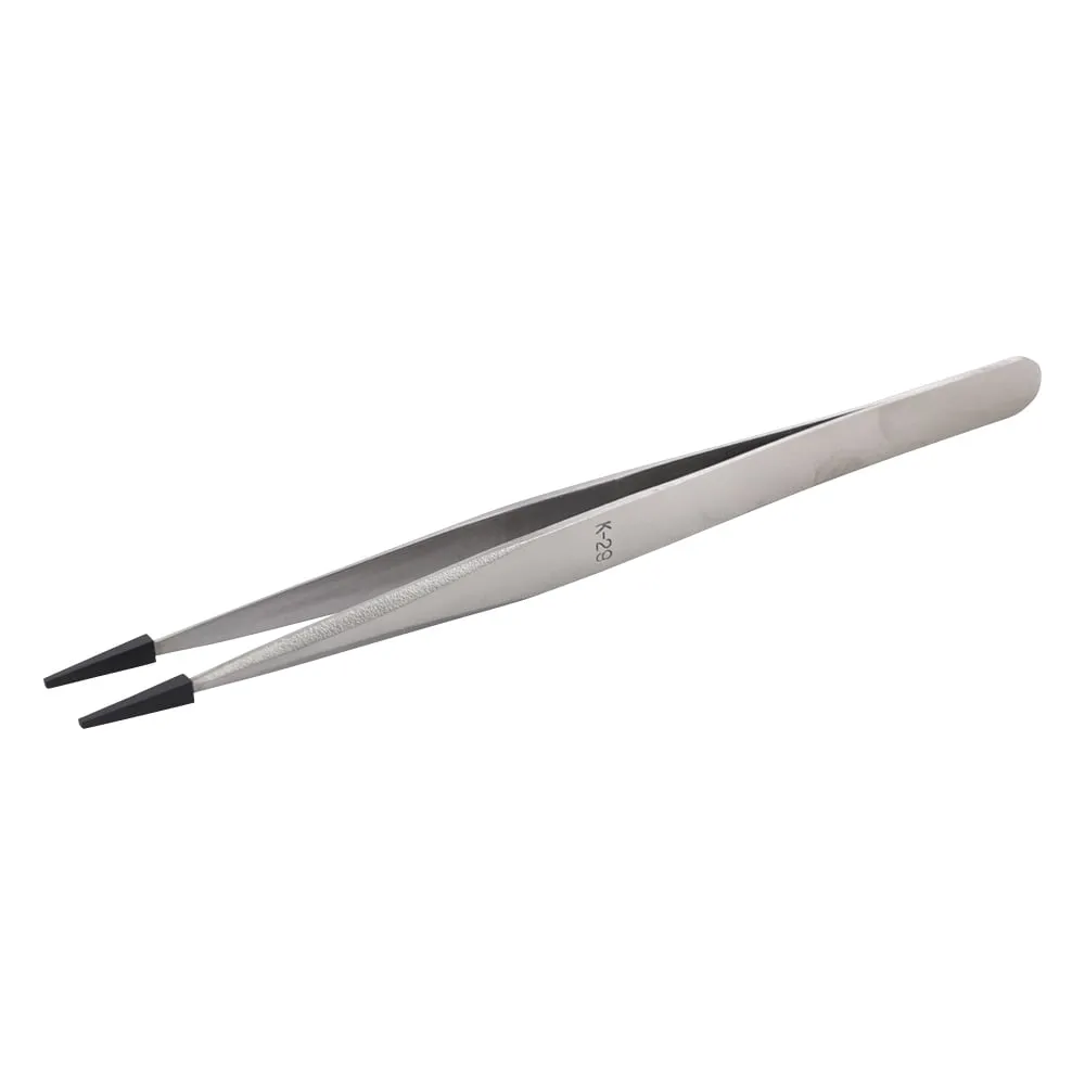 4-2481-01 Tweezers with Rubber Cap SS-140