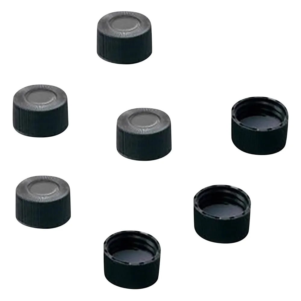 2-867-12 Black Cap for Vial Bottle 100 Pcs 221224-SC