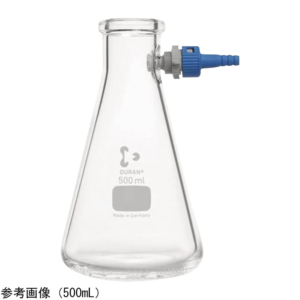 4-3830-01 Suction Filtration Bottle (with PBT Tube Connector) Triangle 100mL 212042452