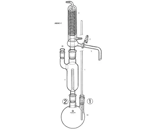 64-1060-33 Unit steam distillation apparatus AB24C-1-1