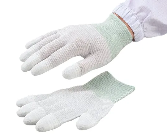1-4795-02 ASPURE Conductive Line Gloves Fingertip Coat L 10 Pairs