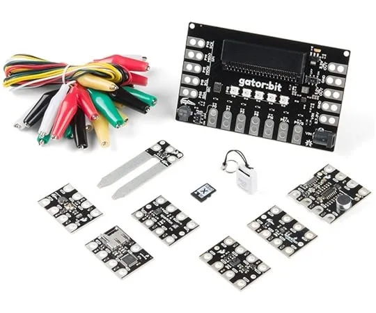67-0424-33　［Discontinued］SparkFun gator:science Kit for micro:bit　KIT-15596