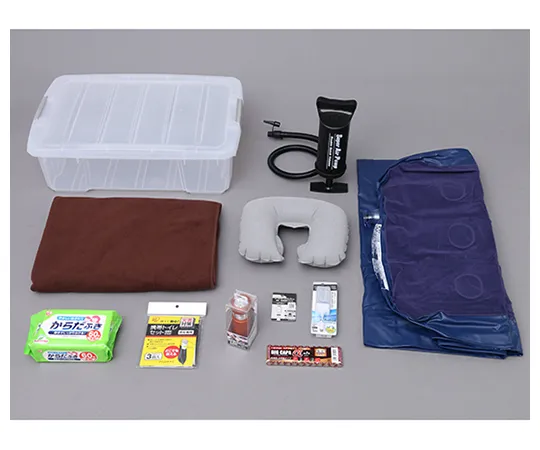 62-3099-35　［Discontinued］Evacuation Box Set (for accommodation in case of difficulty in returning home) 11 piece set　HSK-11