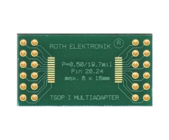 63-5029-11　［Discontinued］Surface Mount (SMT) Board TSOP I Epoxy Glass Double-Sided 30.5 x 16.5 x 1.5mm FR4　RE900-03