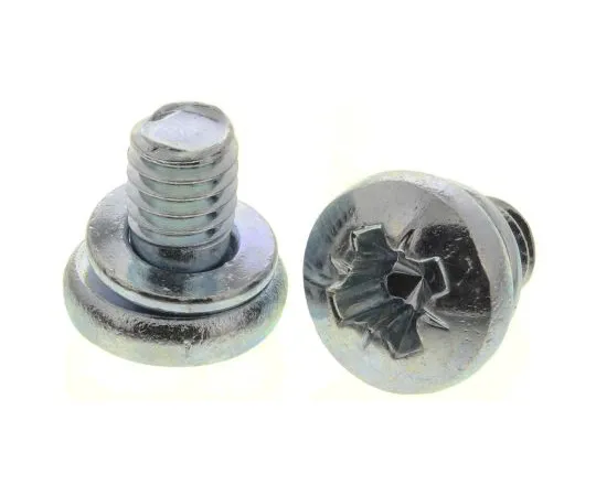 63-4599-18 RS PRO M4 x 6mm Zinc Plated Steel Pan Head Sems Screw, Spring Washer 279-183