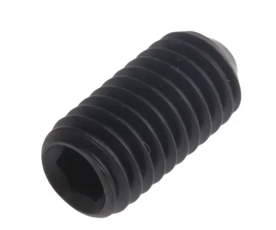 63-4640-46 Black, Self-Colour Steel Hex Socket Set M5 x 10mm Grub Screw 529-983