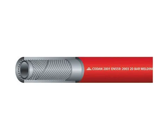 63-4633-36 RS PRO 25m Long Red Hose Pipe, Applications Acetylene Gas, 6.3mm Inner Diam. 486-518