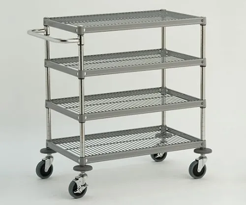 61-3796-90 W9 Type Service Wagon (Column/Stainless Steel (SUS430)) D460 x W610 x H890mm W9A-P4606
