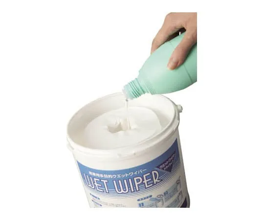 62-3606-47　［Discontinued］Wet Wiper Medium Thin Rayon Polyester 175 x 300 mm 12 Pieces/Box　WPCRT1730