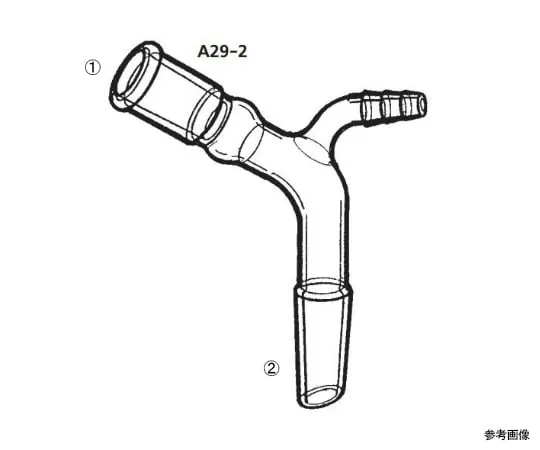 64-1061-44 Adapter with branch A29-2-1