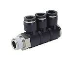 61-7632-51 Tube Fitting Triple Universal Elbow R1/8 PHT4-01