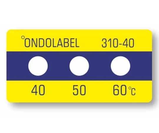 61-3816-50 Easy Read Irreversible Thermometer label :ONDOLABEL 310 310-40