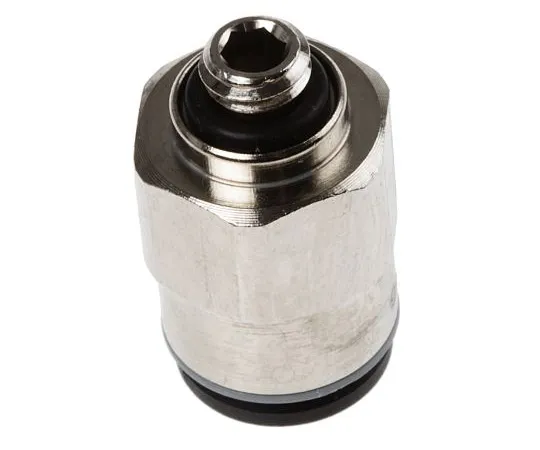 63-4749-93 Legris Pneumatic Straight Threaded-to-Tube Adapter, M5 x 0.8 Male, Push In 6 mm 3101 06 19