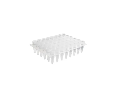 61-4681-35 48 Well PCR Plate 0.2mL without Skirt Elevated Well Transparent PCR-48-C