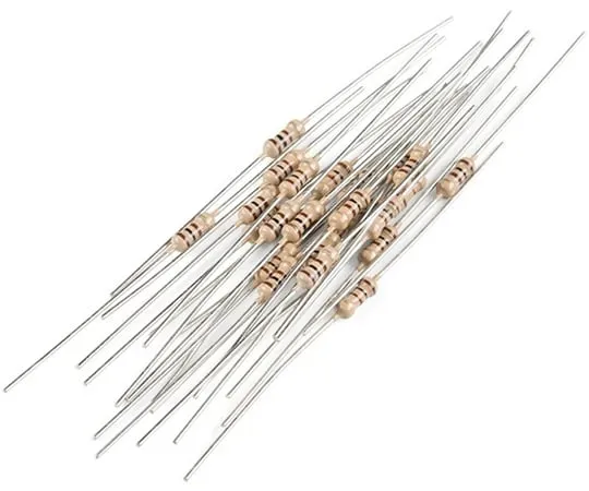 67-0425-52 Resistor 100 Ohm 1/4 Watt PTH - 20 pack (Thick Leads) PRT-14493