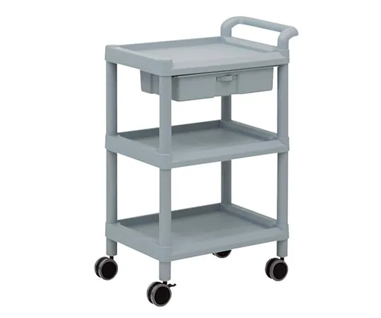3-6497-02 Mobile Storage Cart 3 Sages 598 x 368 x 875 (Including Drawer, Handle) MSO11D