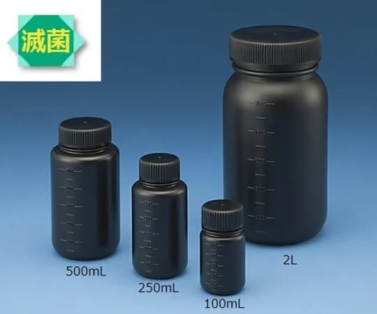 15-3301-55 J Bottle Round Type Wide-Mouth Shading 50mL Sterilized 1533-01