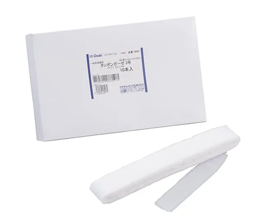 61-7355-46 Tampon Gauze No. 1.5 1.5 Cm x 40 M, 10 Pcs 16000