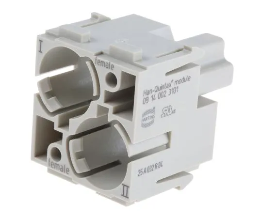 63-4588-08 Connector Housing Han-Modular Series Female 2 Pole 10 A 50 V 09140023101