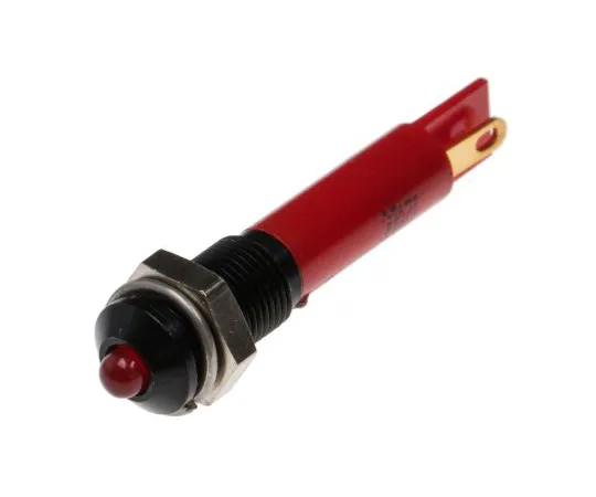 63-4585-73 RS PRO Red Indicator, 12 V dc, 6mm Mounting Hole Size, Solder Tab Termination 206-003