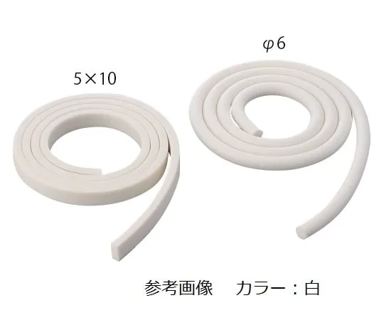 61-9434-41 Silicone Sponge Brick Color Semicircular Type 7 x H6mm x 1m 7x6