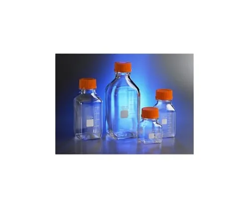 61-4693-31 Storage Bottle Square Type Polycarbonate 1000mL 431433