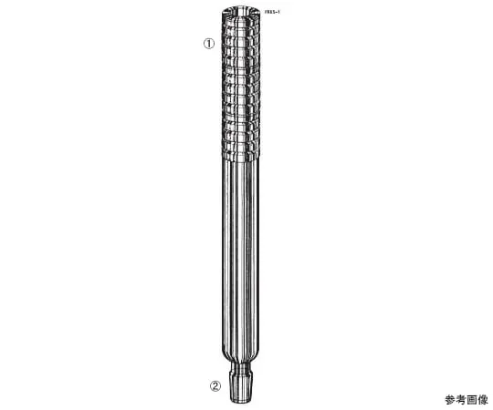 64-1064-69 fractionating tube with Vacuum Jacket FR65-1-1