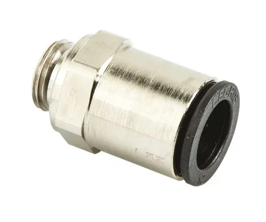 63-4764-95 Legris Pneumatic Straight Threaded-to-Tube Adapter, G 1/4 Male, Push In 12 mm 3101 12 13