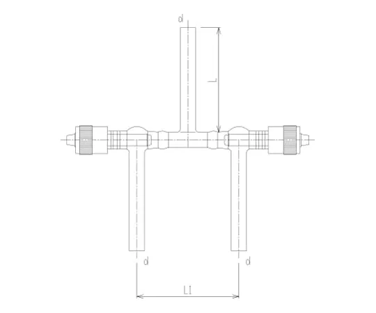 62-2091-70 High Vacuum Greaseless Multivalve Type I Core Rod Material: PTFE 2262-8