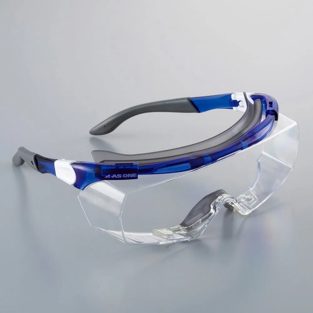 4-6752-01 JIS Single Lens Overglass Safety Glasses Without Strap SN-770A